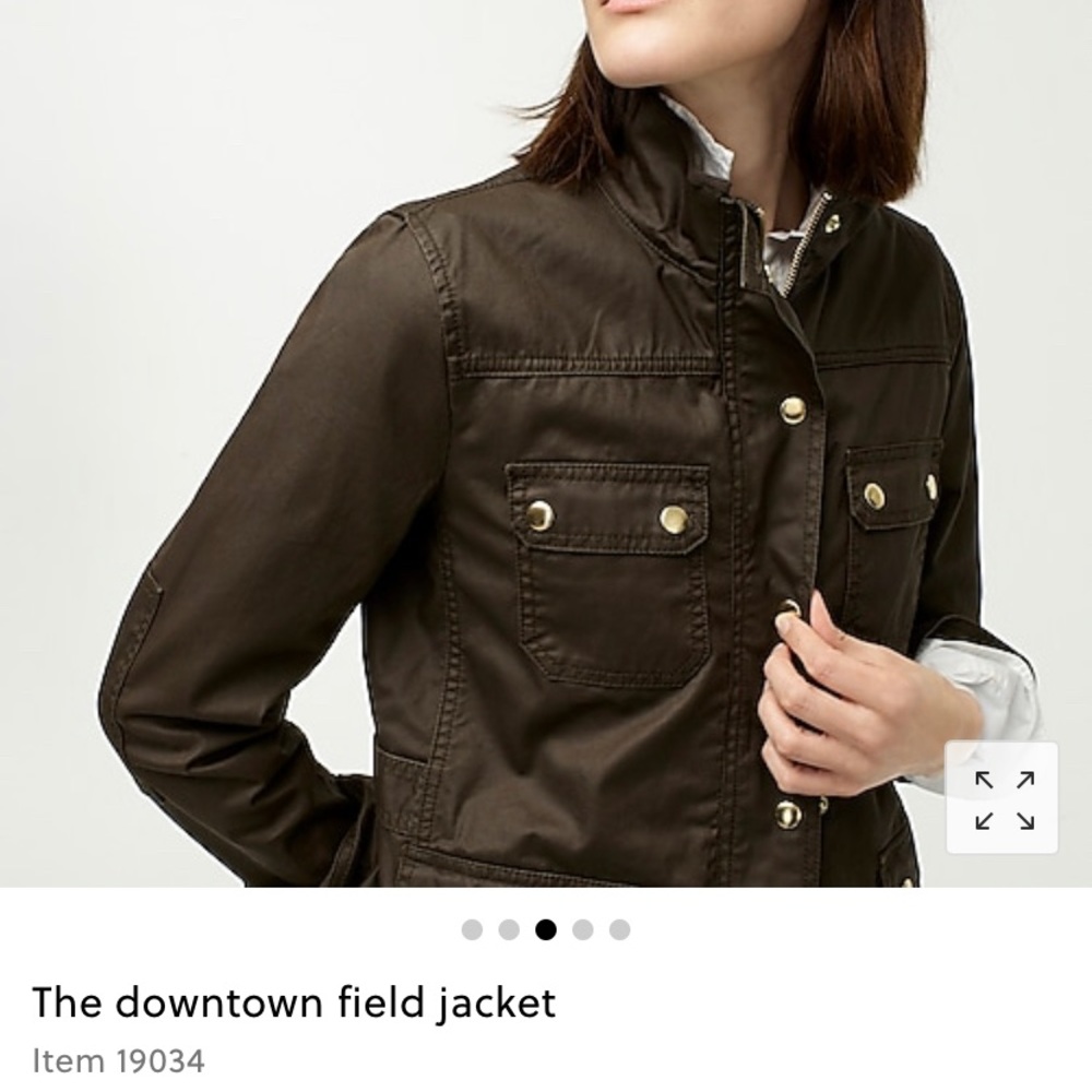 J. Crew Brown Downtown Field Utility Jacket